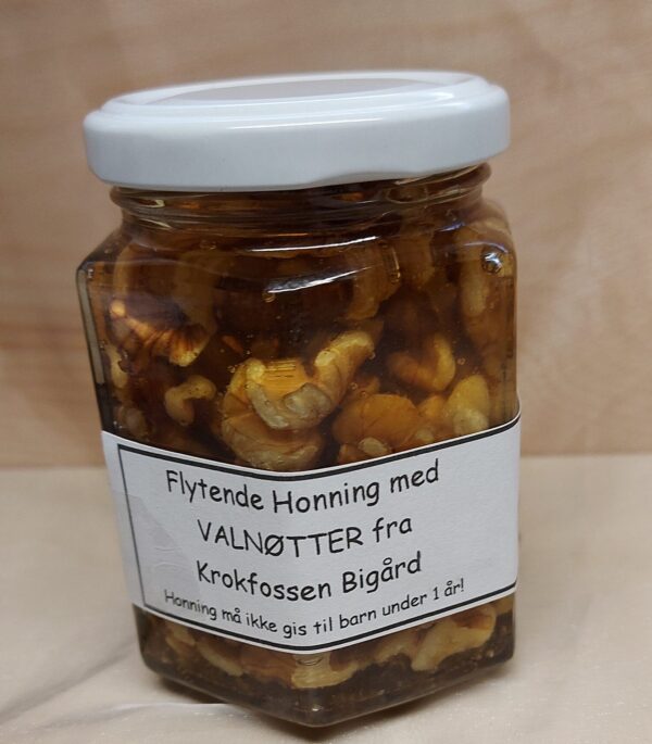 Honning med valnøtter
