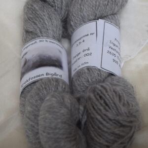 Angoragarn naturgrå 50 g, prod nr 002